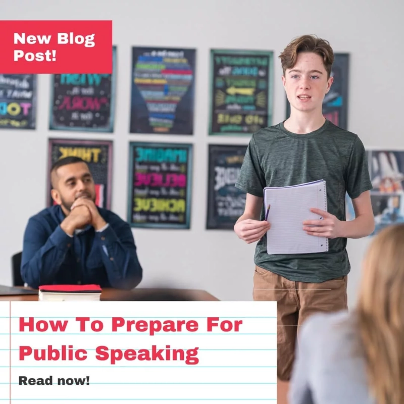 New blog post! How to prepare for public speaking. Read now!