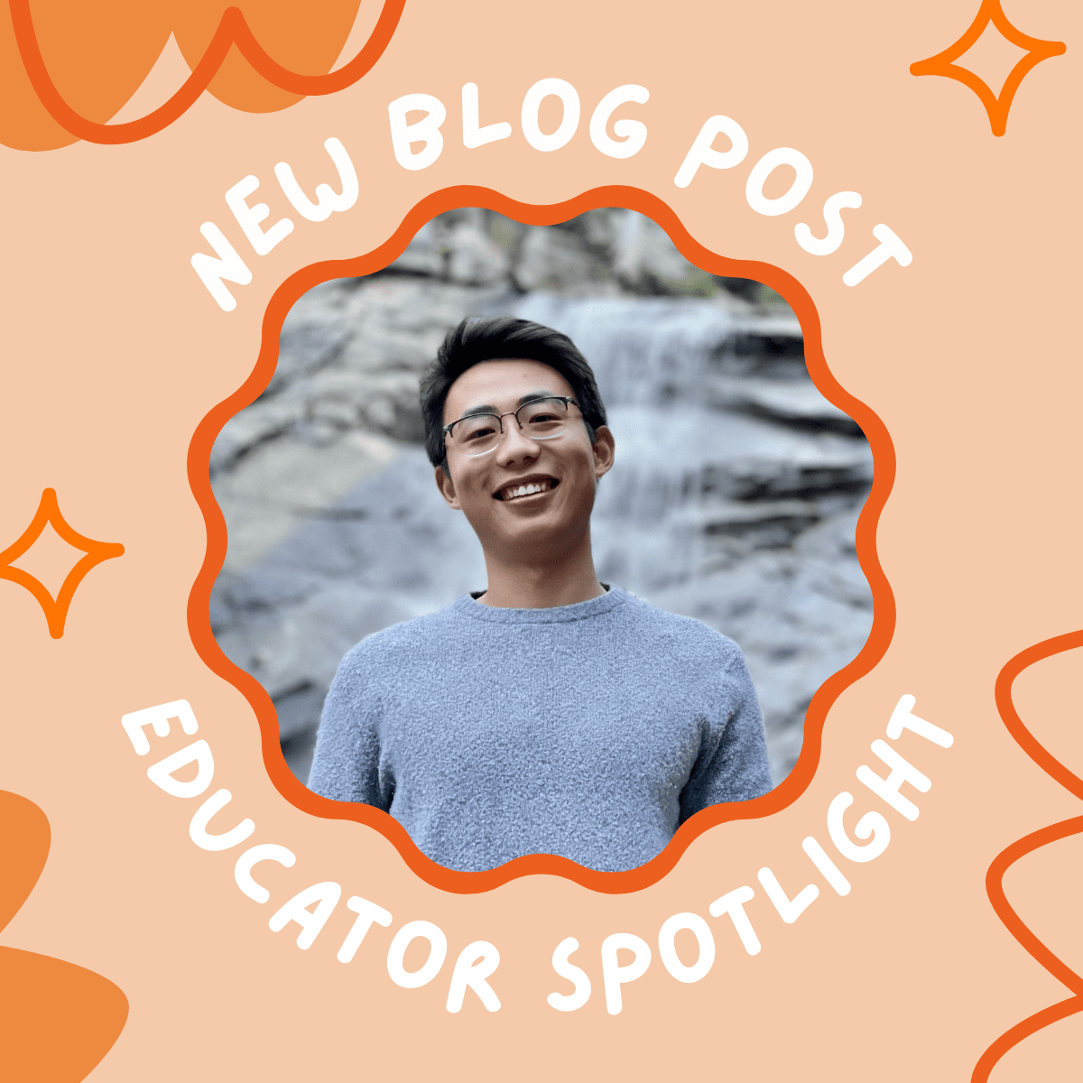 New Blog Post: Educator Spotlight. Photo is of Hodis Learning & Music's math tutor and Mandarin tutor, Wu L.