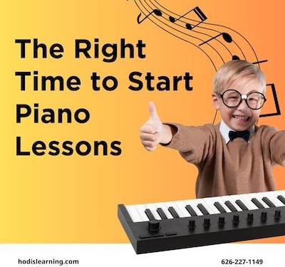 The right time to start piano lessons
