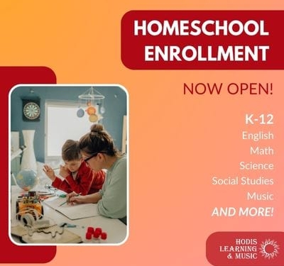 Homeschool Enrollment Open