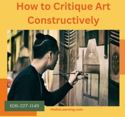 How to Critique Art Constructively