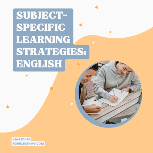Subject-Specific Learning Strategies: English