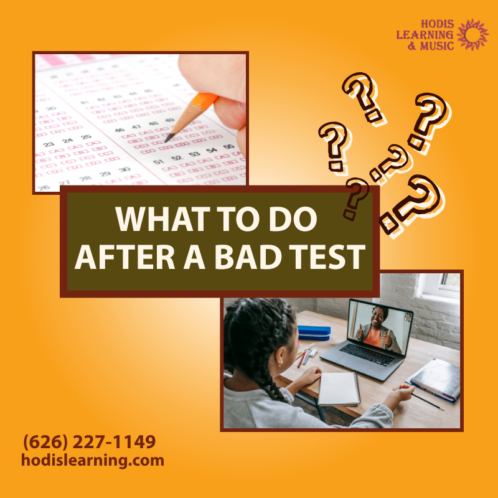 What to do after a bad test