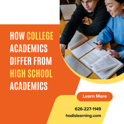 How college academics differ from high school academics.