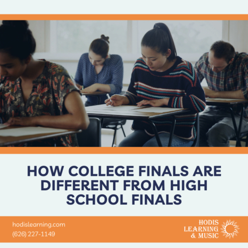 How college finals are different from high school finals