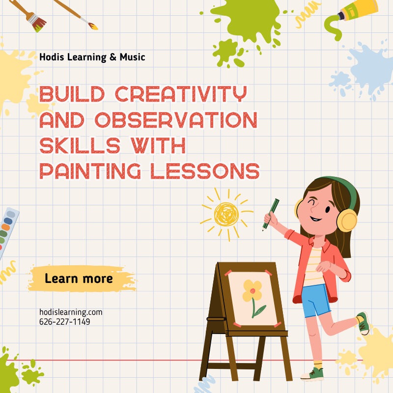 Build creativity and observation skills with painting lessons