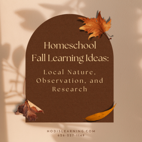 Homeschool Fall Learning Ideas