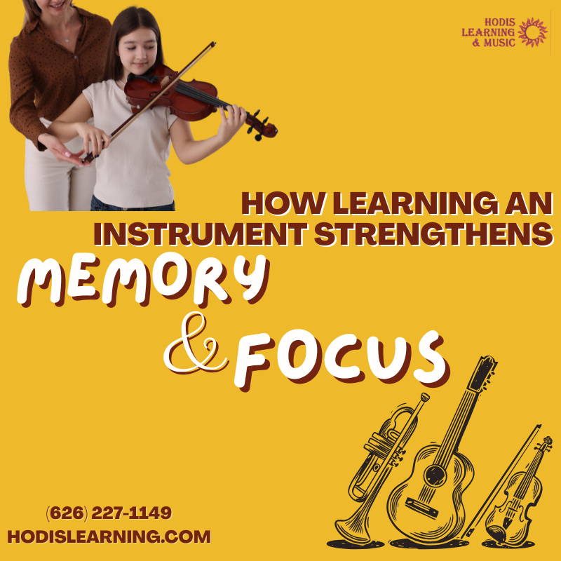 How learning an instrument strengthens memory & focus.