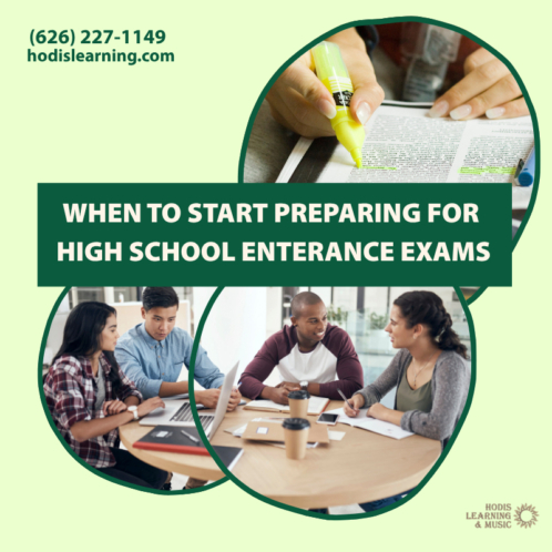 When to start preparing for high school entrance exams