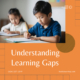 Understanding learning gaps