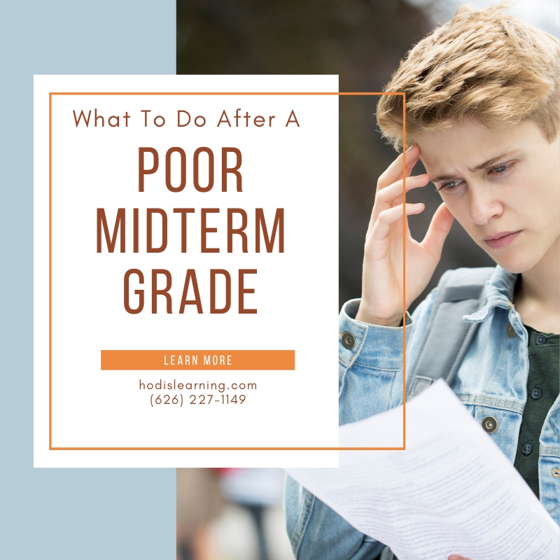 What to do after a Poor Midterm Grade