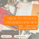 Back-to-School Organization Tips