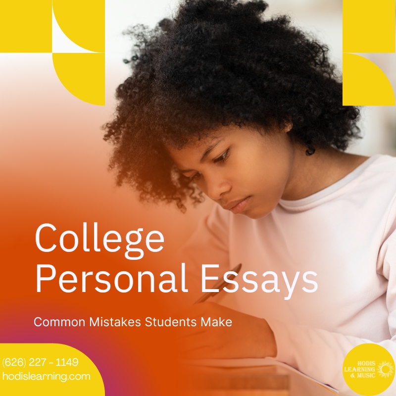 College Personal Essays: Common Mistakes Students Make