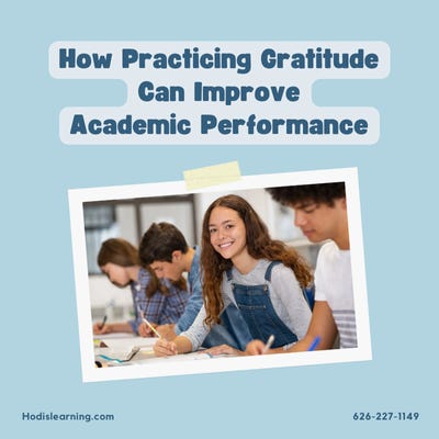 How Practicing Gratitude Can Improve Academic Performance
