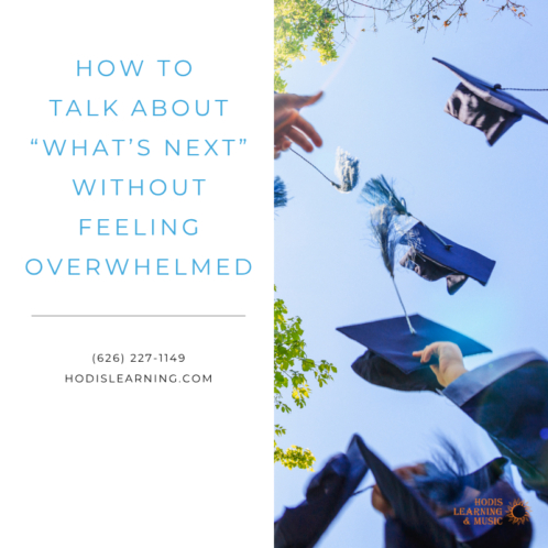How to talk about what's next without feeling overwhelmed.